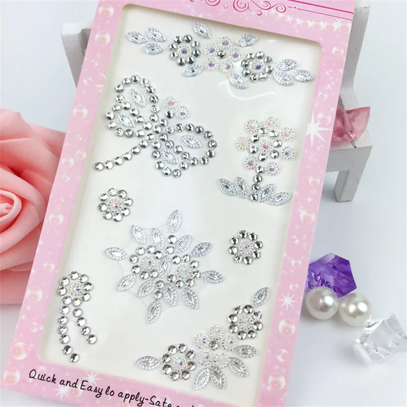 Малыш мультфильм dragonfly мотив стразы наклейки diy делать руки аксессуары для