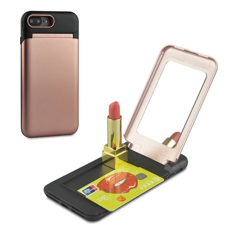 Для iPhone XS &amp X TPU + PC Многофункциональный защитный чехол с держателем и слотом для