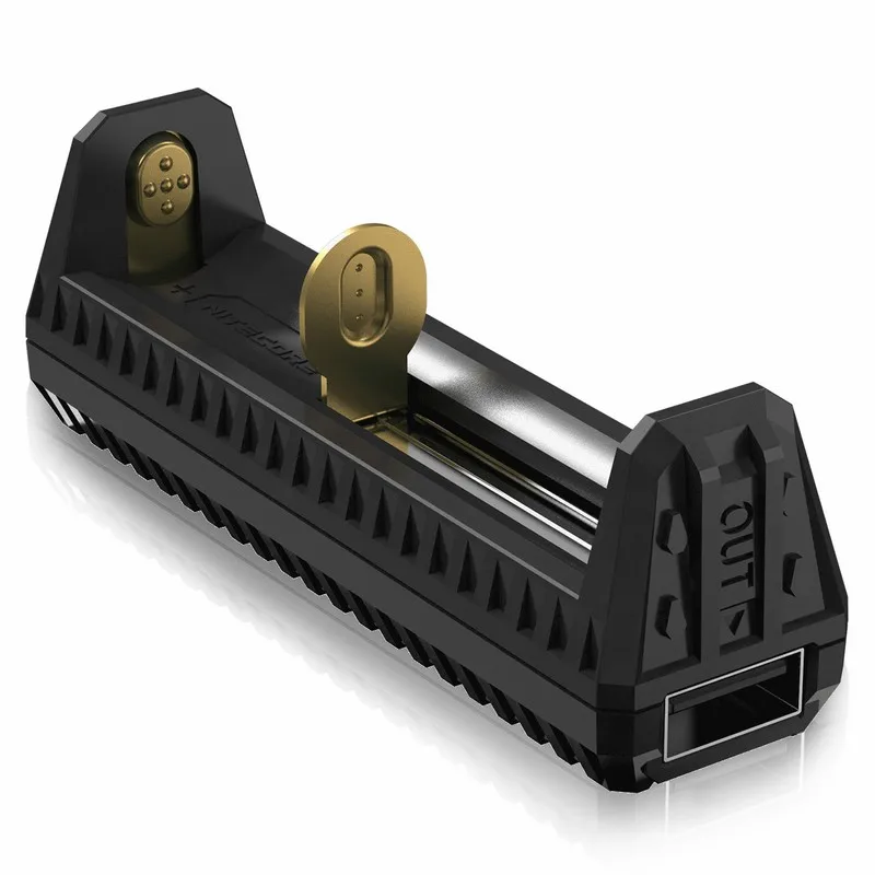 NITECORE F1 Батарея Зарядное устройство 5V 1A с эффектом приближения c зарядкой Micro-USB Смарт Мощность банка для батарей Li-Ion(литий-ионных батарей IMR 26650 18650 10440 14500 батареи Зарядное устройство C2