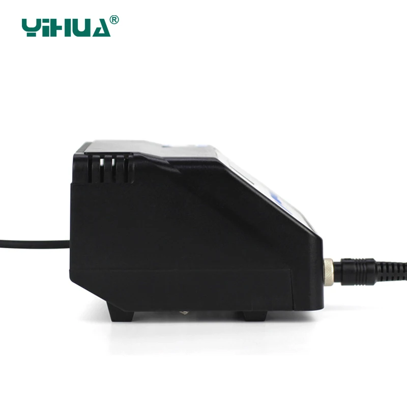 YIHUA 938BD+ Пинцет для поверхностного монтажа паяльная станция Ремонт паяльная станция электрическое отопление Высокая мощность двойной паяльник станция