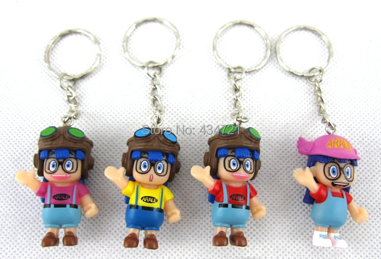 Новая подвеска Arale Японский комикс аниме Akira Toriyama Dr.Slump 4 см Брелок фигурка