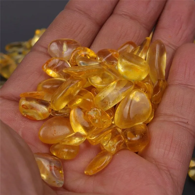 

CITRINE CRYSTAL GRAVEL tumbled bulk quartz STONE HEALING REIKI
