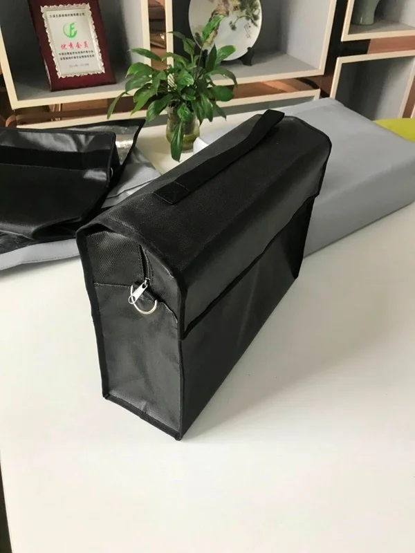 15x12x" inchFiberglass огнеупорная Сумка для документов большая огнеупорная и водостойкая сумка, огнеупорная папка безопасная сумка для наличных документов