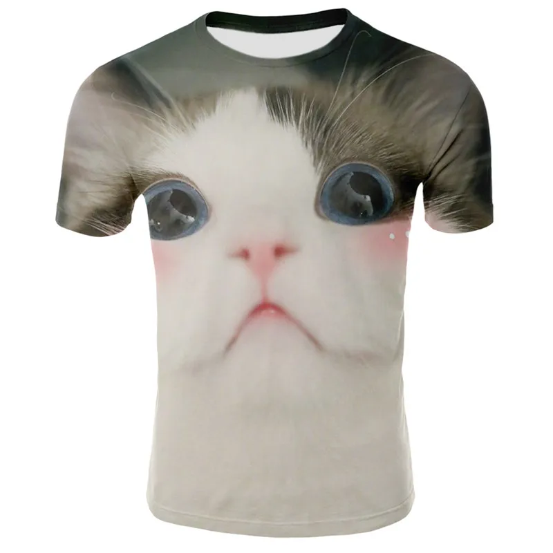 Женская футболка с круглым вырезом и коротким рукавом camiseta mujer летняя 3D принтом в