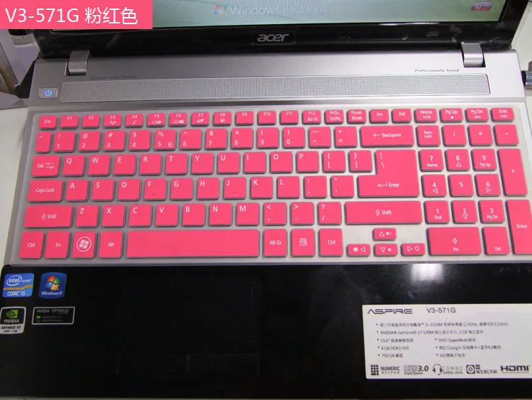 15,6 дюйм чехол для клавиатуры Защитная крышка для acer Aspire E5-571G V3-551G E5 V3-572G v3-571g V3-772G E5-572G 571G E1-572G