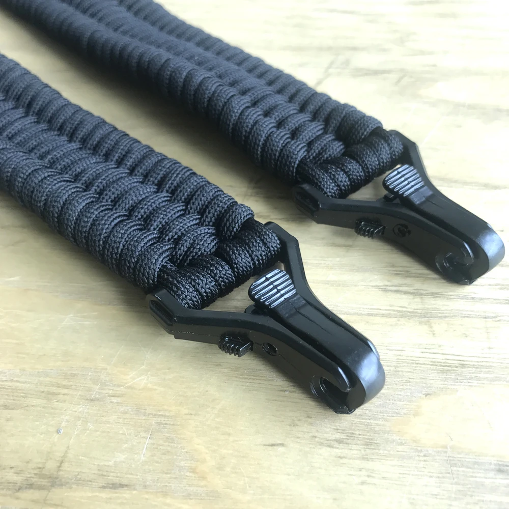 Пистолет слинг Паракорд винтовка Sling 550lb 2 точки Регулируемый ремень кемпинг инструмент для наружного применения