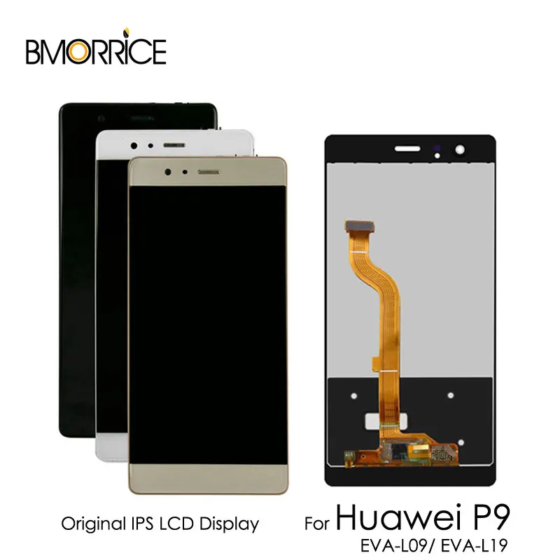 Оригинальный IPS для Huawei P9 ЖК-дисплей кодирующий преобразователь сенсорного