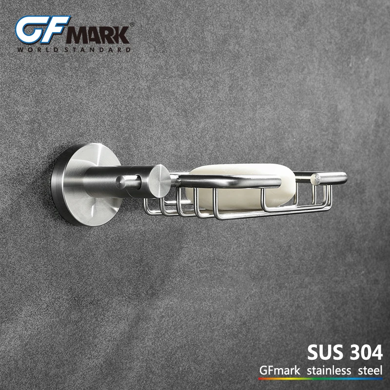 Сушилка для мыла GFmark из нержавеющей стали SUS304 настенный держатель мыльника