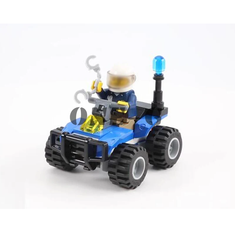 Совместимость с legoingly City 60171 строительные блоки 02096 98 шт кирпичи горные бегущие