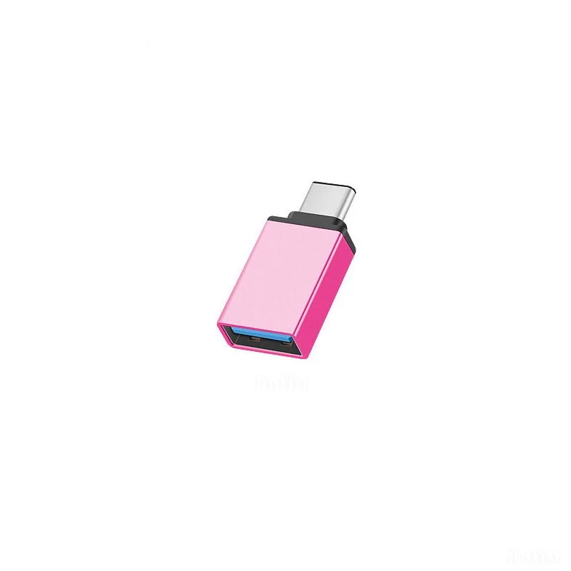 Rose Адаптер с разъемом type-C и USB OTG конвертер USB 3,0 адаптер с разъемом type-C USB-C для зарядки и синхронизации для MacBook Pixel Lumia - Цвет: Rose