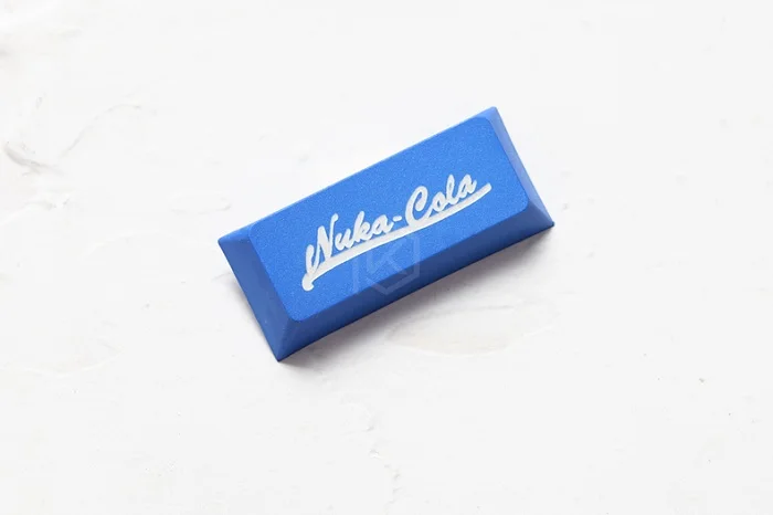 Новинка Вишневый профиль dip dye скульптура pbt keycap для механической клавиатуры лазерная гравировка Легенда nuca cola введите черный красный синий - Цвет: Blue Enter N cola x1