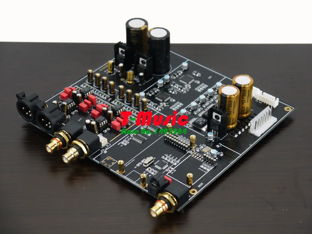 Двойной декодер AK4497 Bluetooth 5 0 плата DAC поддержка XMOS / Amanero I2S вход USB/XLR