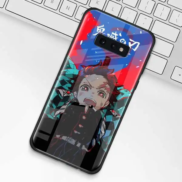 010 Чехол из закаленного стекла для samsung Galaxy S10 S10e S9 S8 S10 Plus Note 9 A50 A30 - Цвет: 010