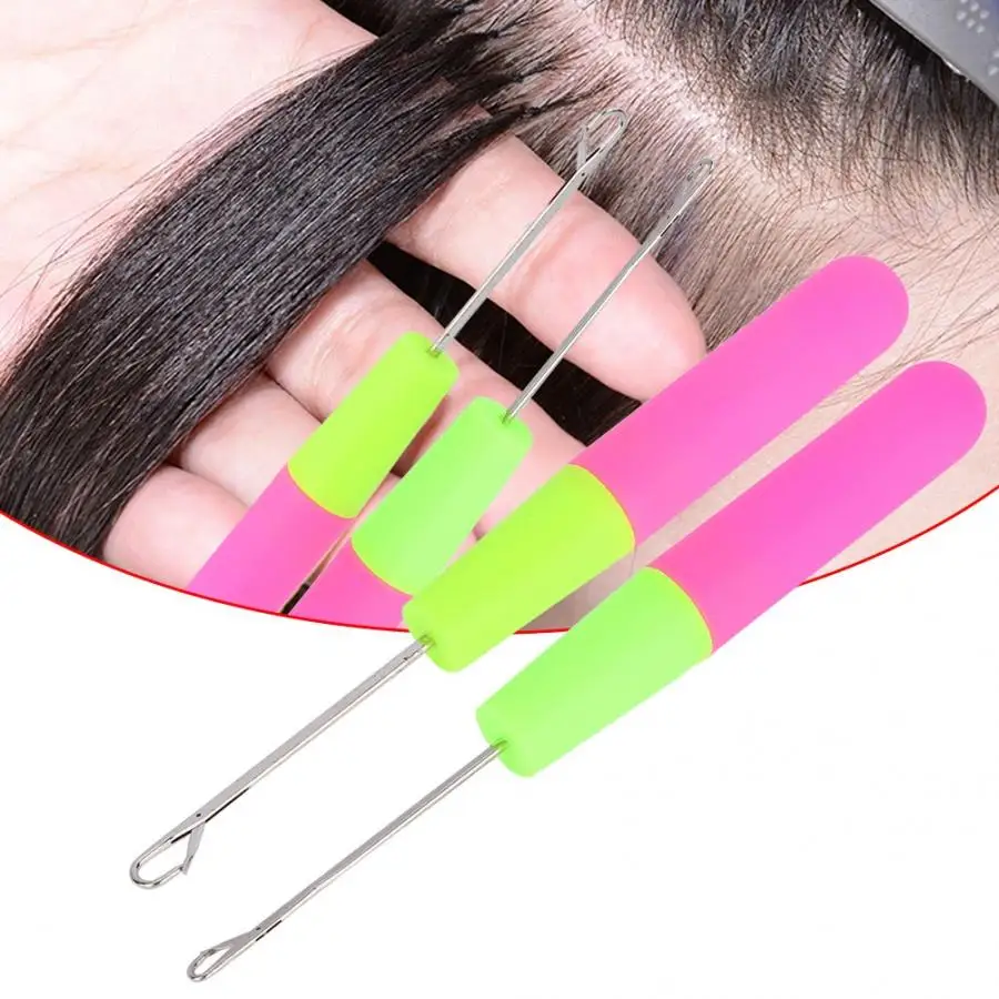 Crochet Latch Hook Needles Hair Extension Braiding Crafts Skill Tool Kit Hair Extension Tools