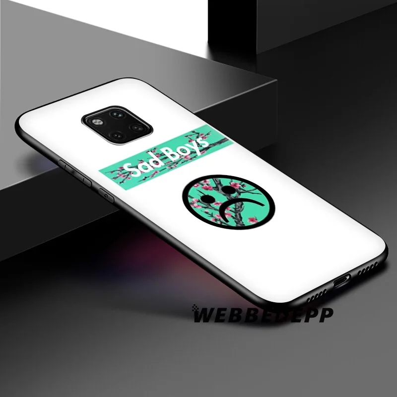 WEBBEDEPP Sad Boy Frog Meme Soft Silicone Case for Huawei Honor Mate 20 10 8X 8C 8 6A 7A 7X 7C Lite Pro TPU |
