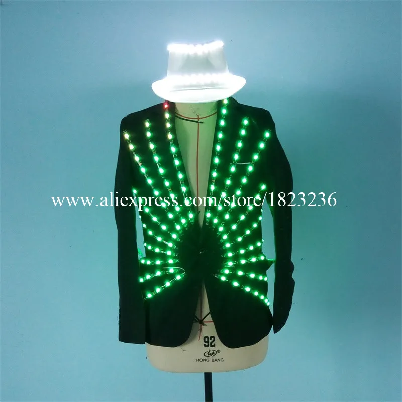 Женский костюм для бальной комнаты светодиодная подсветка Одежда танцев диджея