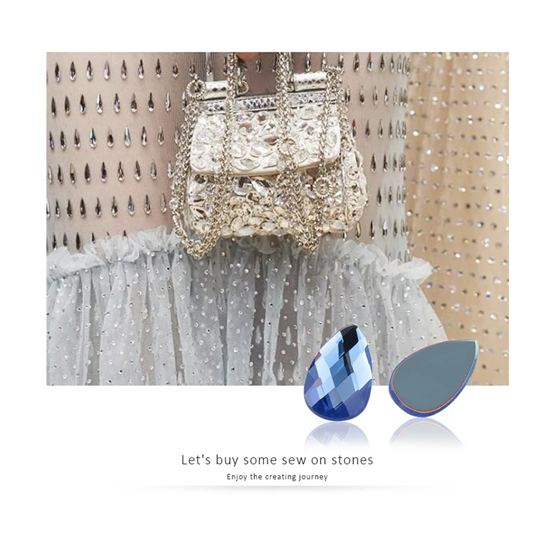 100 шт Кристалл AB Высокое качество модная стеклянная одежда с камнями 3D украшения