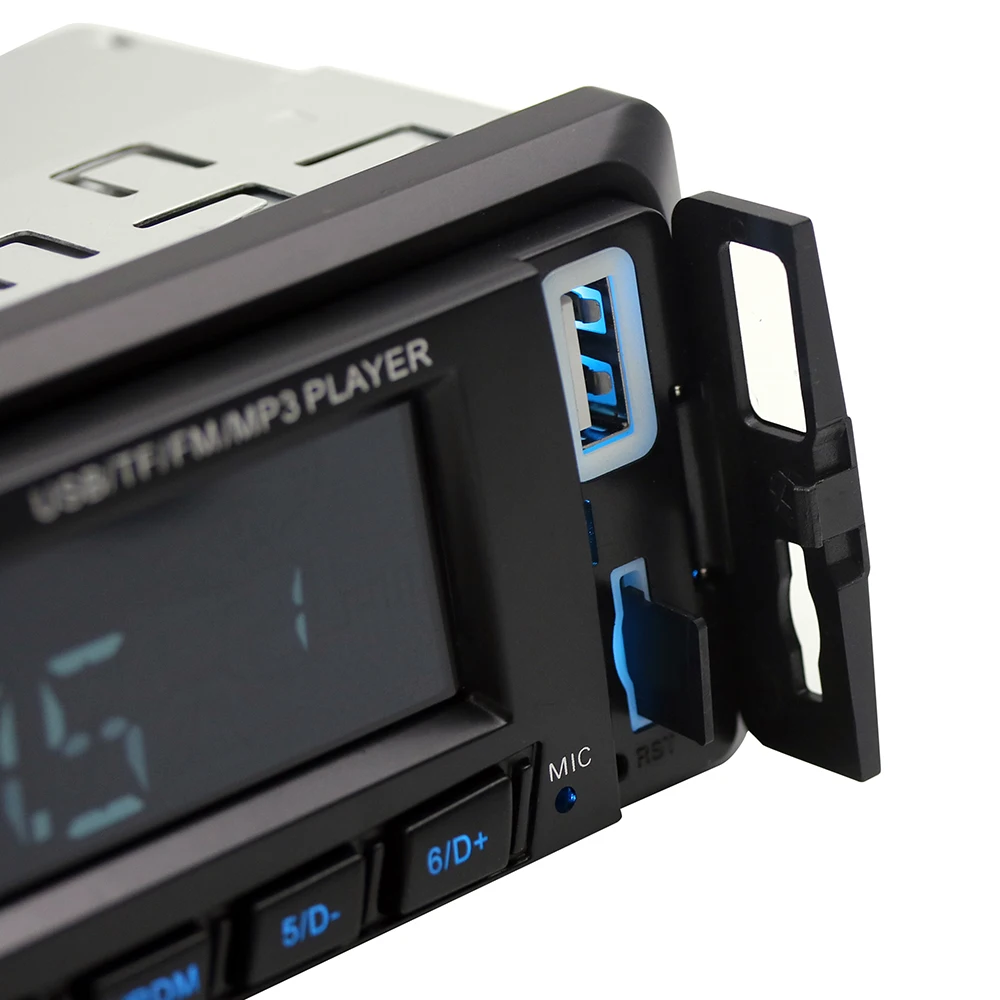 Автомобильное радио 1 Din Авторадио LCD стерео MP3 Автомобильный плеер Поддержка