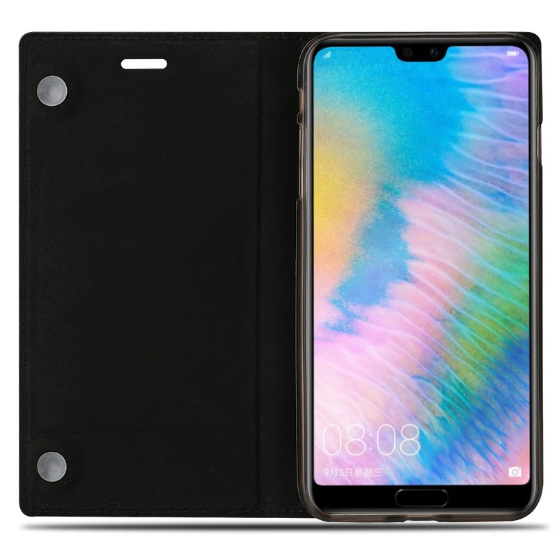 Флип-чехол для Huawei P10 P20 P30 Lite Mate 9 10 20 lite Pro чехол с присосками из вощеной кожи Honor 8X V20