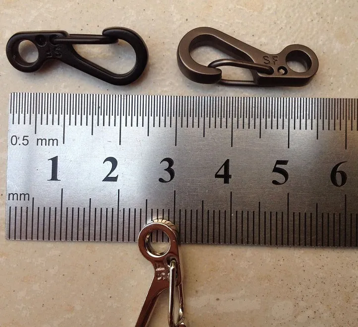 EDC SF mini Quickdraw hook Рюкзак Весна повесить Паракорд застежка hike горный Тактический Карабин для подъема брелок для выживания снаряжение для лагеря