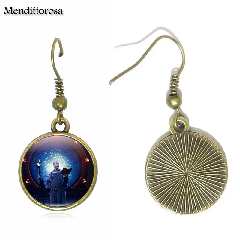 Mendittorosa Stargate портал Steampunk ювелирные изделия стеклянный кабошон