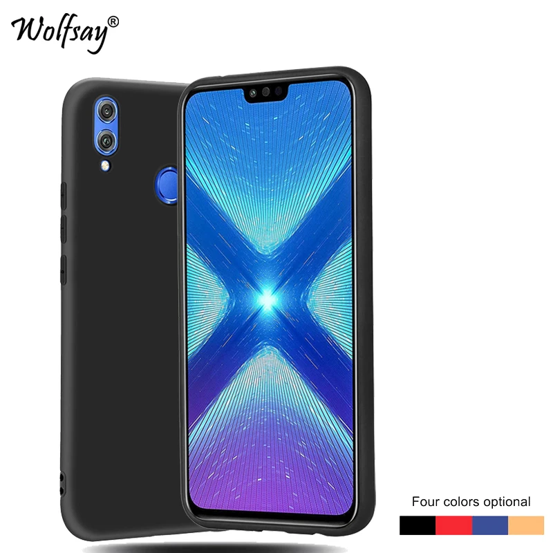 Чехол для Huawei Honor 8X мягкий резиновый силиконовый матовый защитный чехол из ТПУ