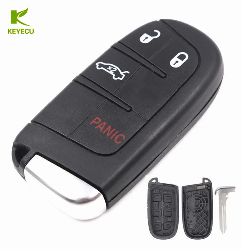 Брелок KEYECU для Chrysler 300 Dodge Challenger Charger Journey Jeep Grand Cherokee|fob|fob casefob key |