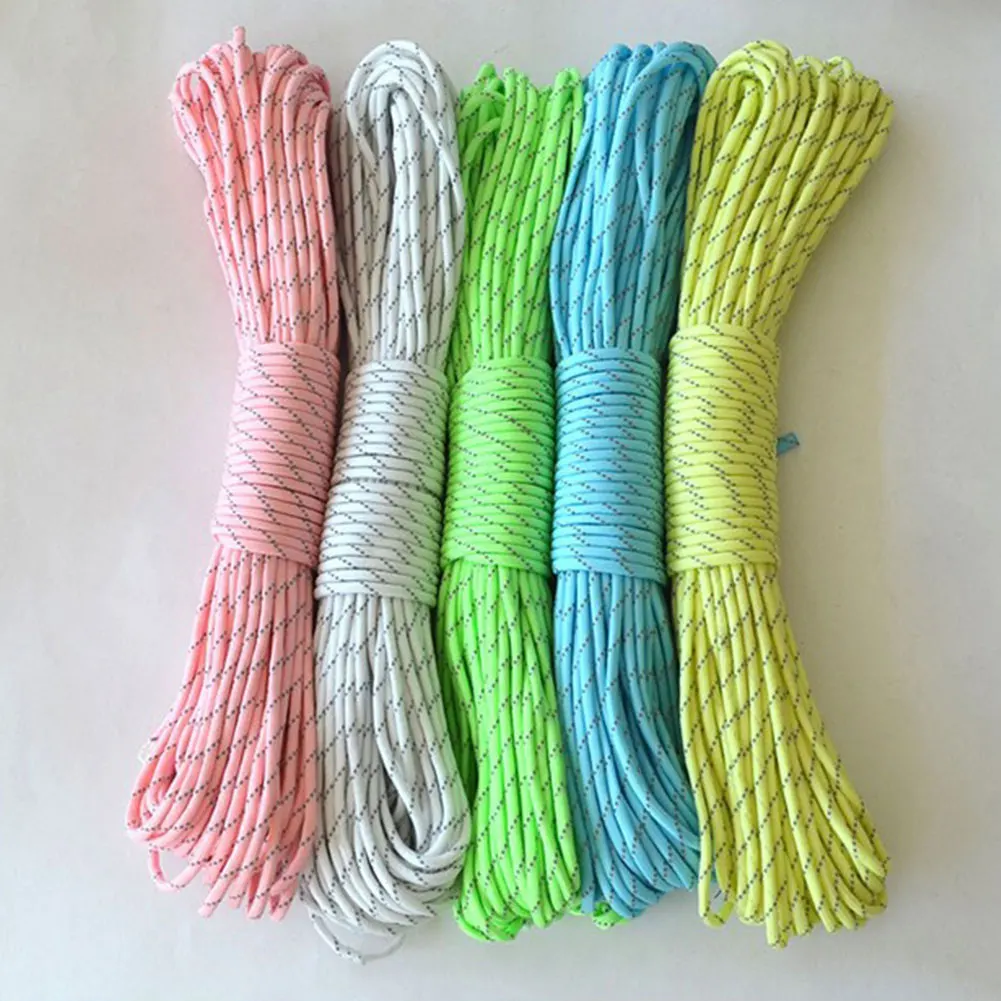 На открытом воздухе 3 м/6 м Multifuncational Паракорд для использования на световой