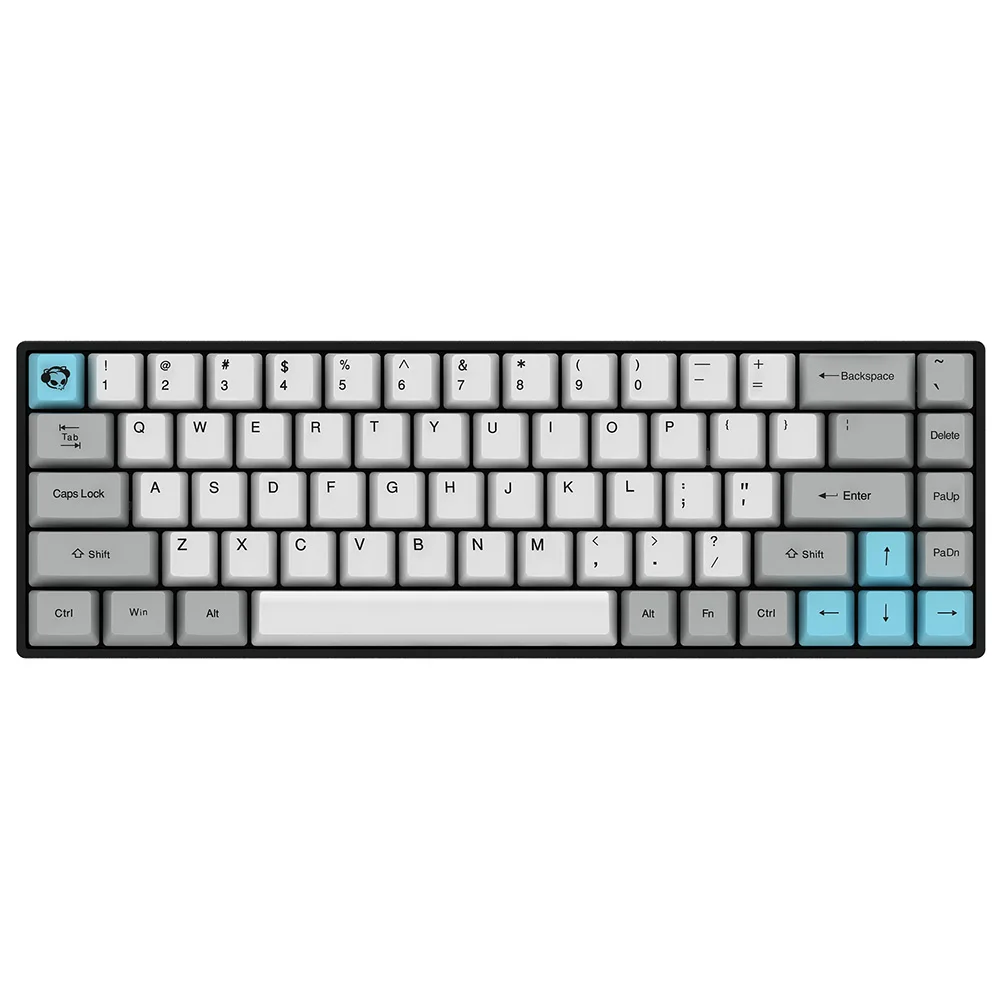 AKKO 3068 игровая Механическая Беспроводная клавиатура Bluetooth 3 0 Проводная тип-c