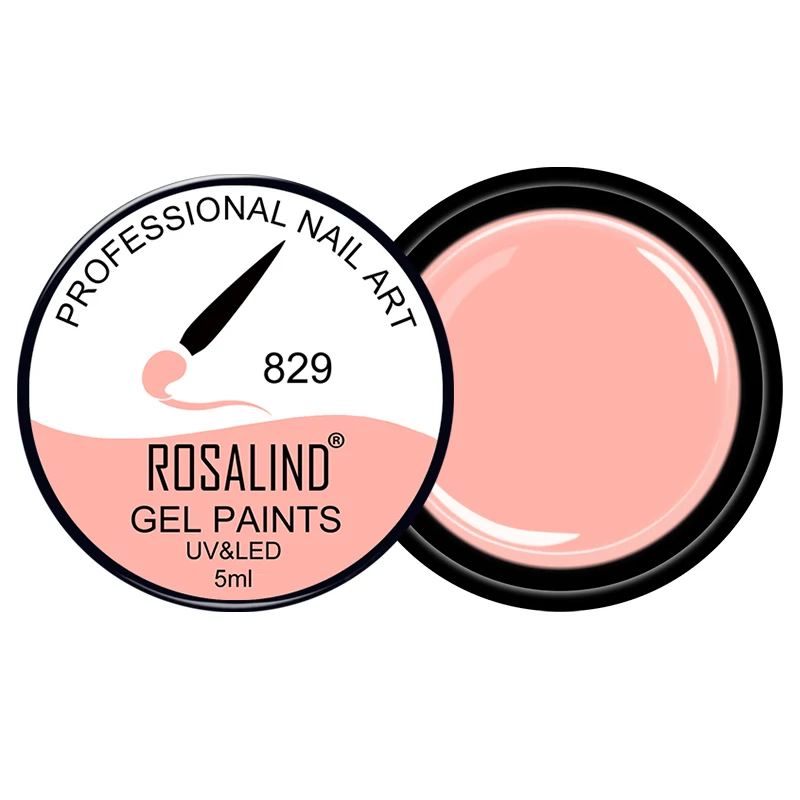 Color 829 ROSALIND#801-830 Гель-лак для ногтей, новинка, 30 цветов, гель для рисования ногтей, легко впитывается, Гель-лак для ногтей - Цвет: Color 829
