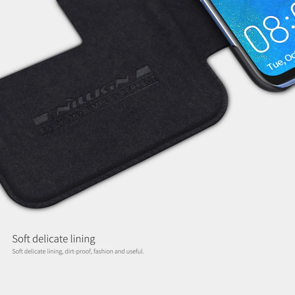 NILLKIN классический кожаный чехол-книжка в деловом стиле для huawei mate 20 X чехлы из искусственной кожи с окошком для просмотра для huawei mate 20x