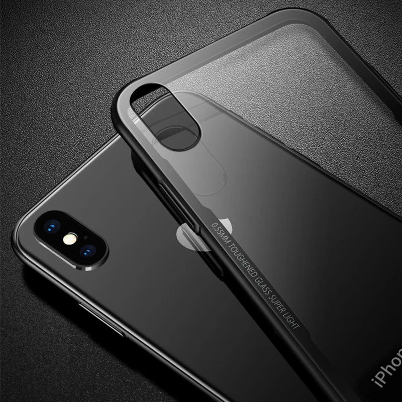 Стеклянный чехол Cyato второго поколения для iphone X iPhone 6 6s 7 8 Plus прозрачная задняя