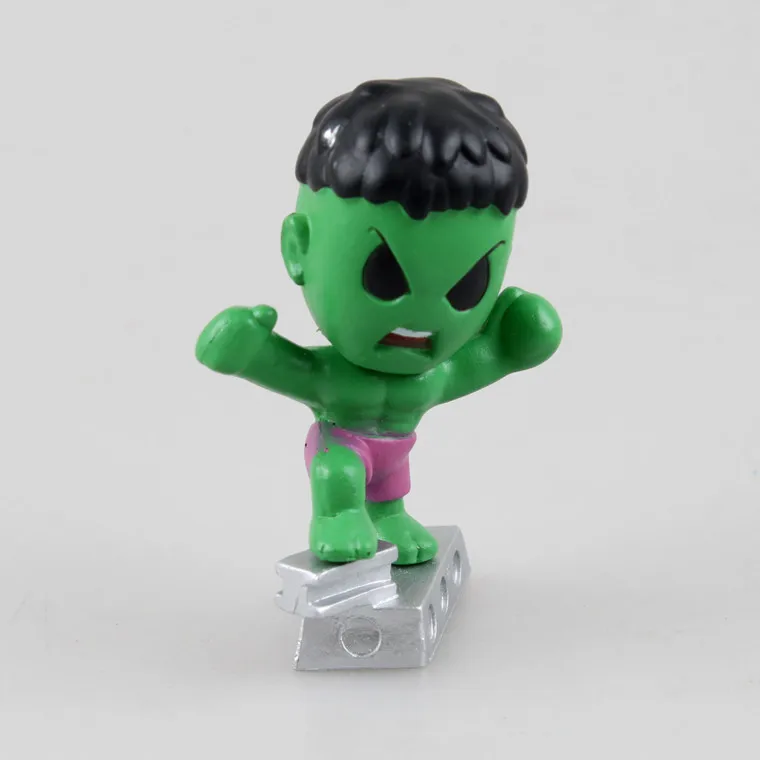 Movie Figure 8PCS/SET Super Hero The Avengers Superheroes Captain American Hulk X-men Spiderman Mini PVC Action Toys Doll | Игрушки и