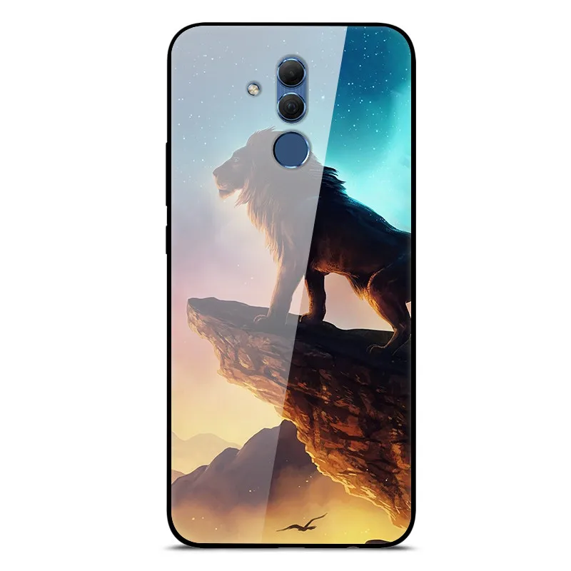Чехол Mate20 Lite для Huawei Mate 20 чехлы 6 3 дюйма силиконовый бампер из закаленного стекла +