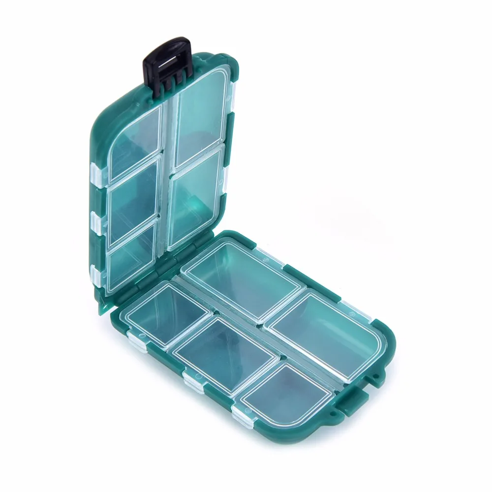 Пластиковый Чехол для рыболовных снастей с отсеками 11 5*9*3 5 см|tackle storage box|box lurestackle |