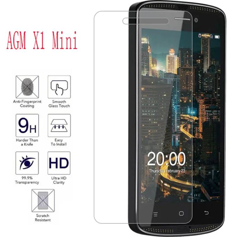 Новая ультратонкая защитная пленка для AGM X1 Mini 5 дюймов из закаленного стекла