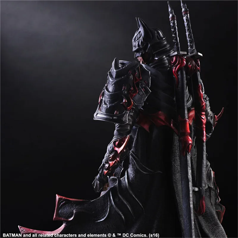 PLAY ARTS 27 см BUSHIDO Бэтмен подвижные швы ПВХ Фигурки игрушки для подарка