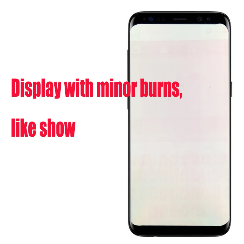 Сенсорный ЖК дисплей Burn Shadow с рамкой для SAMSUNG Galaxy S7 edge G935 G935F|Экраны мобильных