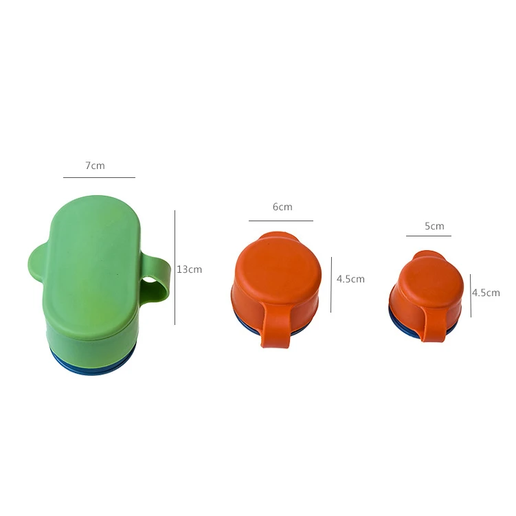 3pcs/set Food Storage Snack Seal Bag Magic Cap bag cap Lid sealing device multifunctional food sealing cover Kitchen Tools 35
