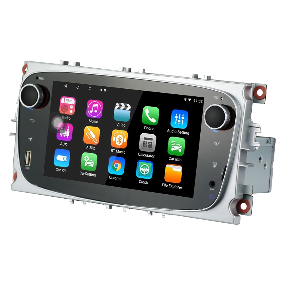 2G+ 3 2G Восьмиядерный автомобильный радиоприемник Android 8,1 для Ford Focus Mondeo Galaxy S-max 1024X600 gps Bluetooth SWC WiFi RDS FM AM Mirror Link