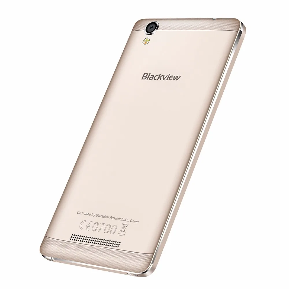 Оригинал blackview a8 мобильный телефон 5.0 дюймов android 5.1 ram 1 ГБ + ROM 8 MMTK6580 Quad Core 1280x720 GPS WCDMA