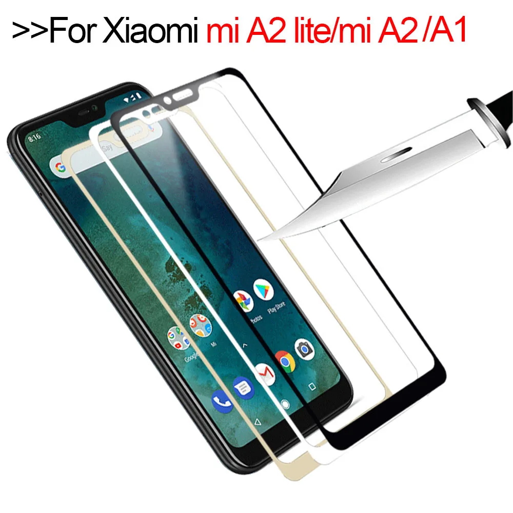 Закаленное стекло mi A2 Lite для Xiaomi A1 6x 5x защитное Xiomi A 1 2 2a A2lite 6 X pro Защитная пленка