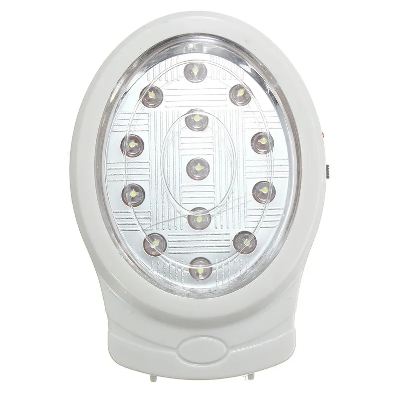 

Smuxi 13 LED Rechargeable Home Wall Emergency Light Power Failure Lamp Bulb EU Plug AC110-240V For Bedroom Night Light