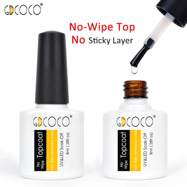 GDCOCO полигель желе поли гель для ногтей прозрачный УФ лак для ногтей натуральный камуфляж цвет твердый желе строительный гель для наращивания ногтей - Цвет: No-Wipe Top