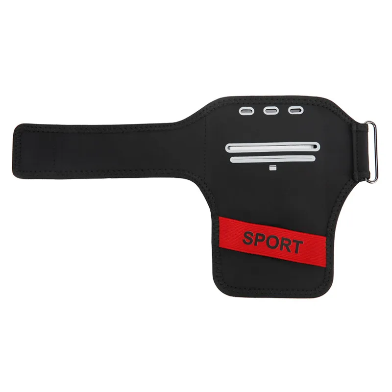 Baseus armband чехол для мобильного телефона на айфон 7 6s спортивная повязка для мобильного телефона сумка работает браслет спортивный чехол на яблоко айфон 7 - Цвет: 5.8below BlackRed