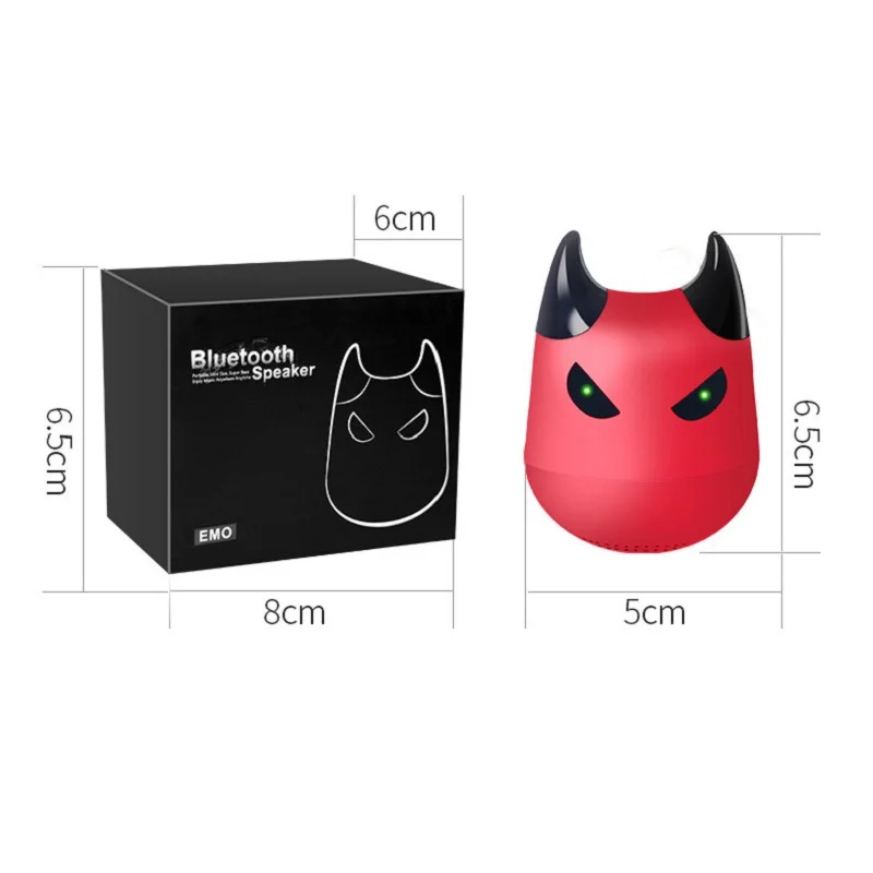 Мультфильм демон Мини Bluetooth Беспроводная аудио игрушка маленький монстр селфи