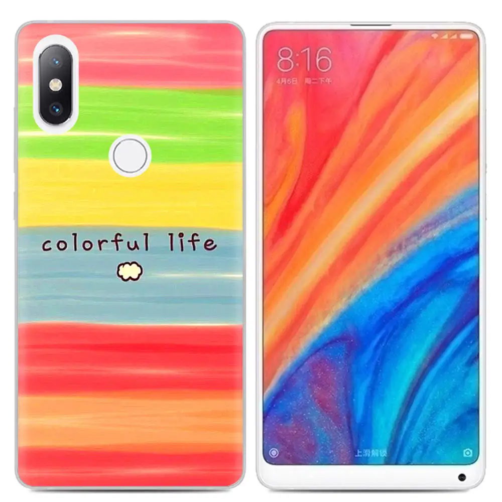 Чехол для телефона Xiaomi Mi MIX 2S 5 99 дюймовый стильная футболка с изображением