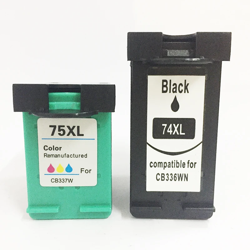 Einkshop 74 75 xl сменный чернильный картридж для HP 74xl 75xl Photosmart C4200 C4280 C4345 C4380 Officejet J5780 J6480 |