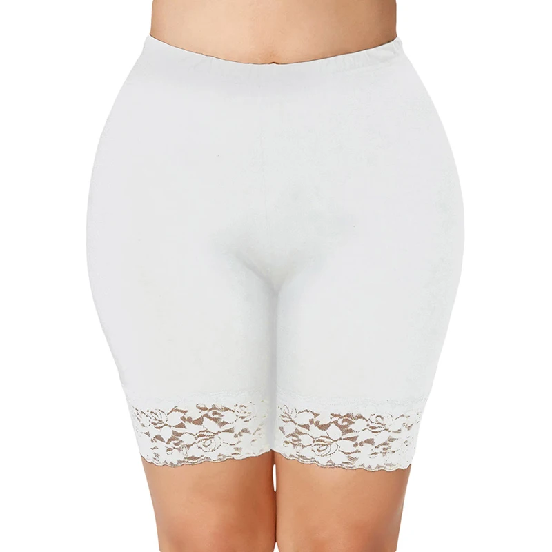 PlusMiss размера плюс 5XL пикантные черные сапоги на шнуровке короткие леггинсы под юбки Для женщин плотные леггинсы для девочек узкие Высокая Талия Леггинсы Брюки популярной модели, большие Размеры
