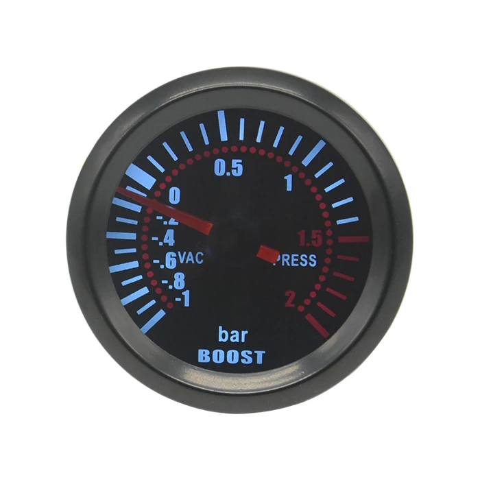 Boost gauge Bar Драгун Калибр 52 мм белая подсветка Boost/Trubin/вакуум/температура воды/Температура масла/давление масла/Вольт Датчик тахометр RPM метр - Цвет: Boost gauge Bar
